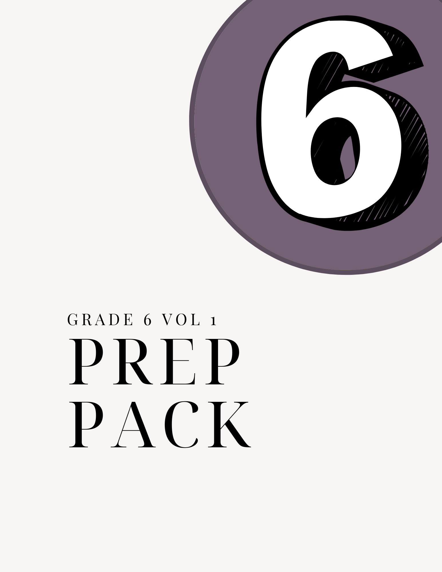 Reading Rescue Prep Pack - Grade 6, Vol. 1