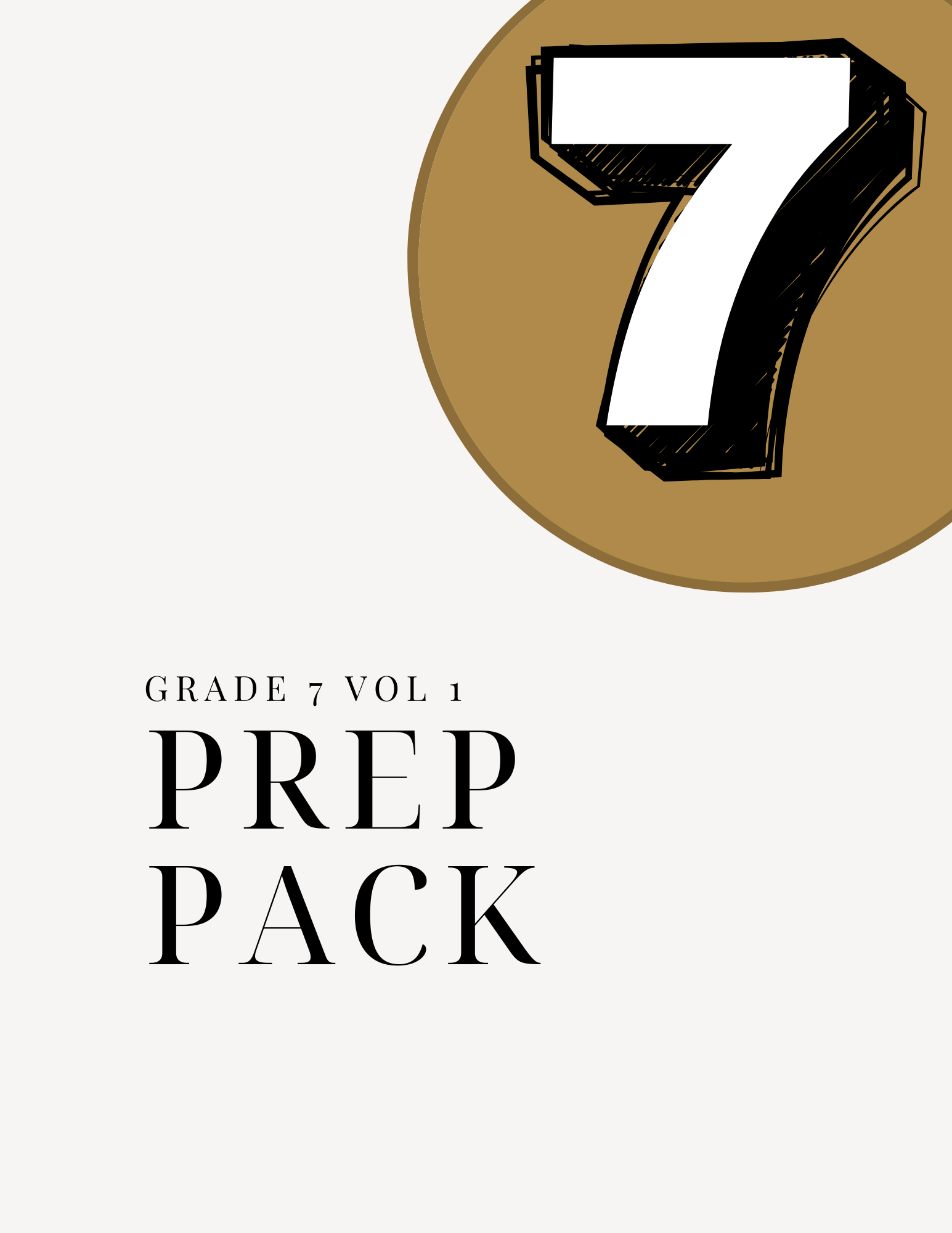 Reading Rescue Prep Pack - Grade 7, Vol. 1